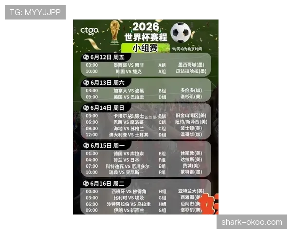 日本队2026世界杯小组赛赛程前瞻与分析